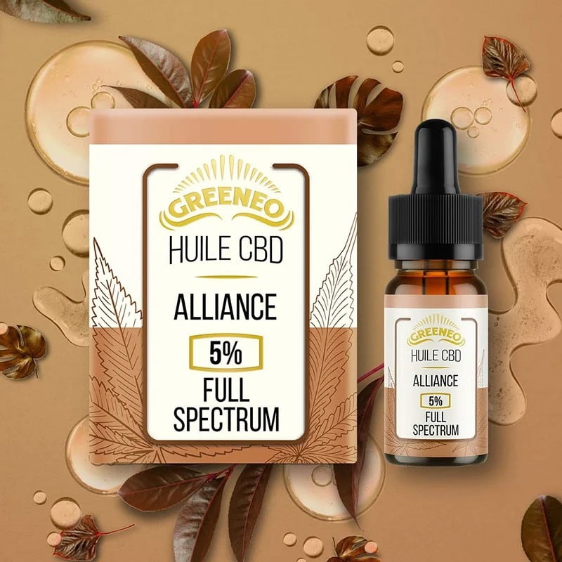 Alliance - Huile CBD - Greeneo CBD 500 mg